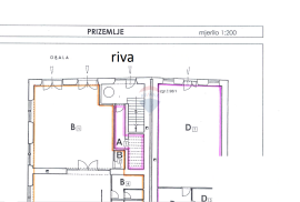 Rovinj,prostor na samoj rivi 104m2-raritet, Rovinj, شقة