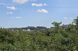 ISTRA, BUJE - Građevinsko zemljište s dozvolom za dvije vile s bazenom, prekrasan pogled na more, Buje, Земля