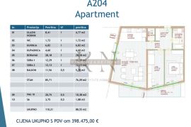 ISTRIA - POREČ, STAN 88,55m² S POGLEDOM NA MORE, BLIZU CENTRA, Poreč, Appartamento