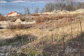 Otok Krk, Vrbnik,građevinsko zemljište 1231 m2,pogled na more, Vrbnik, Γη