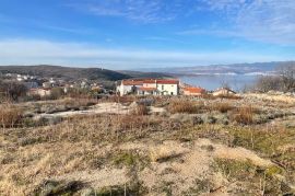 Otok Krk, Vrbnik,građevinsko zemljište 1231 m2,pogled na more, Vrbnik, Γη