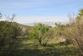 Klenovica, građevinsko zemljište 856 m2, lijepa lokacija, pogled na more, Novi Vinodolski, Terrain