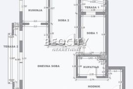 Vračar, Crveni krst, Cerska, 2.5, 61m2, Vračar, Flat