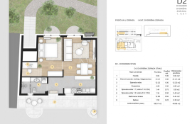 Crikvenica, centar - stan 1S+DB sa terasom, Crikvenica, Kвартира