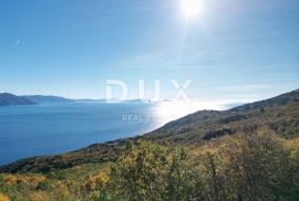 OPATIJA, BRSEČ, PLOMIN - poljoprivredno zemljište 3100m2 s panoramskim pogledom na more, Mošćenička Draga, Zemljište