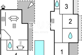 OPATIJA - BREGI - kuća / villa 240m2 sa pogledom na more i bazenom + uređen okoliš 800m2, Matulji, Haus