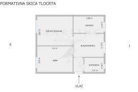 STAN, PRODAJA, ZAGREB, MLINOVI, 50m2, 2-soban, Podsljeme, Appartement