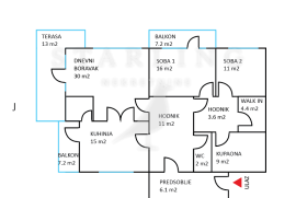 STAN, NAJAM, ZAGREB, ŠESTINE, 120 m2, 3.5 sobni, Podsljeme, Stan