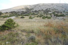 OTOK PAG, zemljište od 1650 m2 s panoramskim pogledom u blizini mora, Pag, Land