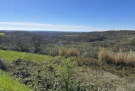 Istra, okolica Buja, građevinsko zemljište sa građevinskom dozvolom i pogledom na more, Buje, أرض