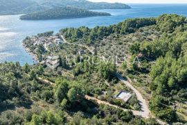 Otok Korčula, zemljište s projektom kuće s bazenom, Vela Luka, Terrain