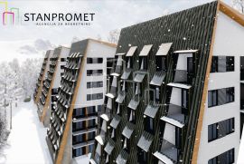 Apartman dvije spavaće od 45,46m2 sa velikim balkonomu izgradnji Ski Centar Ravna Planina, Apartamento
