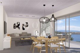 Prekrasan apartman s pogledom na Kvarnerski zaljev, Omišalj, Appartamento