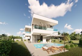 Luksuzna dvojna villa u novogradnji s bazenom, Omišalj - otok Krk, Omišalj, Maison