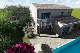 Kuća mediteranskog stila s bazenom, okolica Dobrinja - otok Krk, Dobrinj, Haus