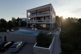 Deluxe novi stan s bazenom! Ekskluzivna oaza na plaži u srcu Korčule!, Vela Luka, Appartement