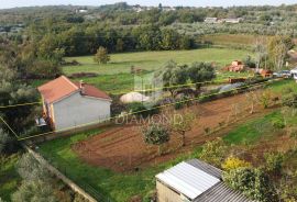 Marčana, okolica, kućica u zelenilu sa pogledom na more, Marčana, Land