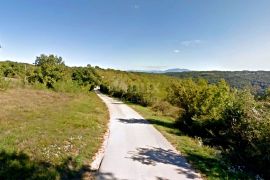 ISTRA, TINJAN - Zemljište s panoramskim pogledom, Tinjan, Zemljište