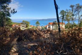 Istra, Labin - građevinsko zemljište na top lokaciji s pogledom na more, 1126 m2, Raša, Tierra