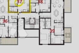 ODLIČAN APARTMAN 150M OD MORA, Seget, Διαμέρισμα