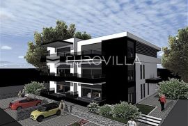Istra, Medulin, stan u izgradnji s pogledom na more, 58 m2, Medulin, Appartement