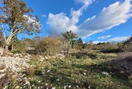 Otok Krk, Malinska - prva zona uz građevinsko zemljište, očekuje se prenamjena trenutnog poljoprivrednog zemljišta u centru Malinske, 500m od mora!, Malinska-Dubašnica, أرض