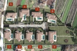 Istra Kanfanar-okolica, prekrasna istarska villa u zatvorenom kompleksu, Kanfanar, Famiglia