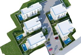 Trogir Čiovo Okrug Gornji novogradnja 62,42 m2 vrhunski stan, Okrug, Kвартира