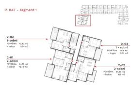 Umag, novogradnja, 1s+DB, Umag, شقة