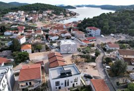 Tisno - Luksuzna dvojna kuća S1 na mirnoj lokaciji, sa pogledom na more, Tisno, Ev