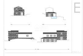 OTOK KRK, TRIBULJE - projekt samostojeća kuća s bazenom i pomoćnim objektom, Dobrinj, Σπίτι