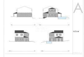 OTOK KRK, TRIBULJE - projekt samostojeća kuća s bazenom, Dobrinj, Дом