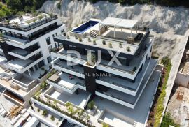 OPATIJA, CENTAR - 143m2 ekskluzivan stan u novogradnji s privatnim bazenom, panoramski pogled na more, Opatija, Stan