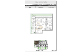 Luksuznih 86 m2, 3-soban, prizemlje, Makarska, Hills Residence, II/001, Makarska, Διαμέρισμα