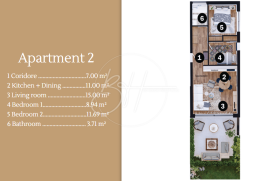 Atraktivni apartmani u luksuznom naselju, 100 metara od mora!, Umag, Appartement