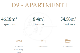 Moderni apartmani u luksuznom naselju, 100 m od mora, Umag, Appartment