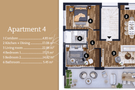 Moderni apartmani u luksuznom naselju, 100 m od mora, Umag, Appartment