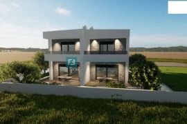 VODICE, novogradnja, dvojna kuća, 650 m od mora, vrt 120 m2, S1, Vodice, Maison