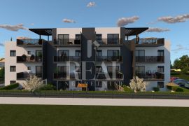 Trogir balančane stan 2S+DB 56m2 + krovna terasa 58,53m2, Trogir, Stan