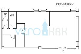 Grad Krk, otok Krk, centar, poslovni prostor 112 m2 u prizemlju, najam, Krk, Ticari emlak