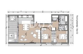 OPATIJA, CENTAR - ekskluzivan stan iznad centra Opatije u novogradnji s panoramskim pogledom na more, garažom i jacuzzijem, Opatija, Wohnung