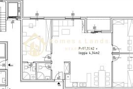 Zaprešić,novi 4-soban stan 102m2 (S12)na 1 katu s prekrasnim pogledom, Zaprešić, Appartamento