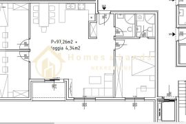 Zaprešić,novi 4-soban stan 102m2 (S12)na 1 katu s prekrasnim pogledom, Zaprešić, Appartamento