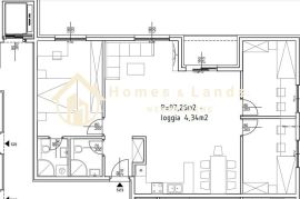 Zaprešić,novi 4-soban stan 102m2 (S12)na 1 katu s prekrasnim pogledom, Zaprešić, Appartamento