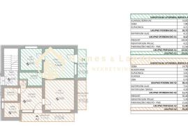 Posedarje,sjajan 2-soban apartman(A2)44m2 s velikim vrtom i parkingom, Posedarje, Appartamento