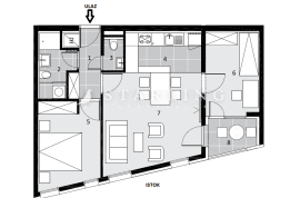 STAN S1.6, NOVOGRADNJA, PRODAJA, ZAPREŠIĆ, CENTAR, 61,70 m2, 3s, Zaprešić, Stan