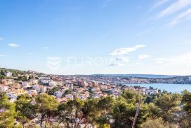 Trogir, Čiovo , građevinsko zemljište s pogledom na more, Trogir, Zemljište