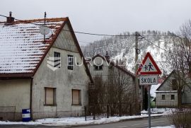 Fužine, Vrata, građevinski teren za dvojnu kuću s 2 stana, građevinska dozvola, Fužine, Zemljište