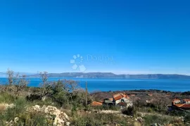 SPUŠTENA CIJENA!!! PANORAMSKI POGLED MORE, GRAĐEVINSKA PARCELA, Labin, Zemljište