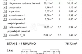 Rezidencija Topola Stan S-17, Varaždin, Daire